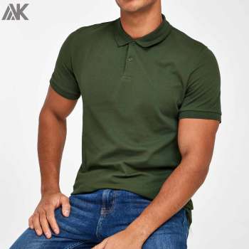 Custom Made T Shirts Wholesale Short Sleeve Cotton Polo T Shirts for Men-Aktik