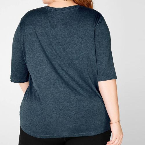 Benutzerdefinierte Trainingshemden Plus Size Lose Großhandel Dri Fit T-Shirts für Frauen-Aktik