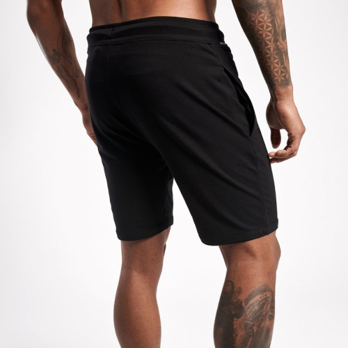 Custom Cotton Fleece High Waisted Mens Athletic Shorts with Pockets-Aktik