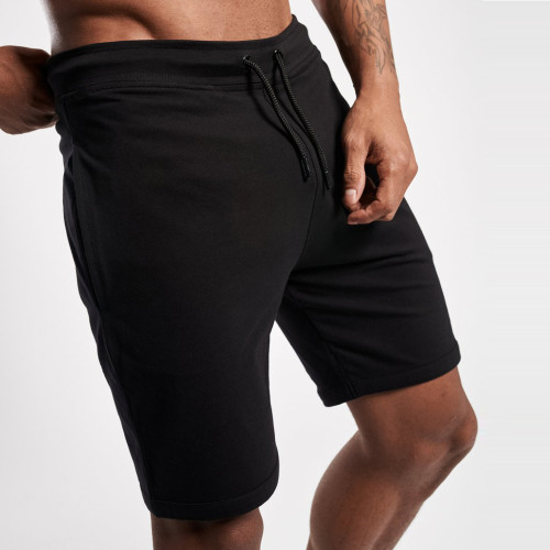 Custom Cotton Fleece High Waisted Mens Athletic Shorts with Pockets-Aktik