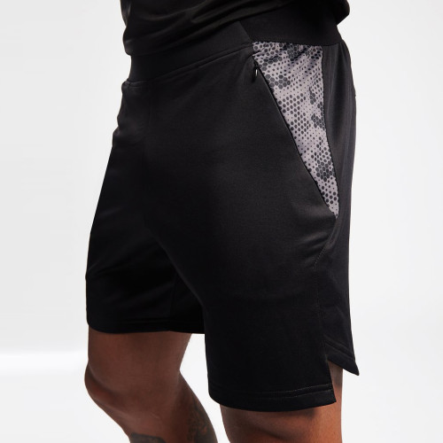 Shorts d'entraînement personnalisés pour hommes en gros Meilleurs shorts de sport avec poches zippées-Aktik