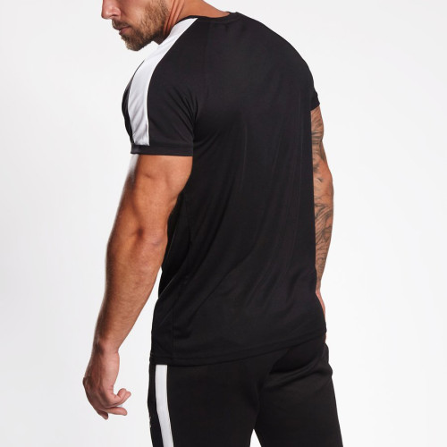 Wholesale Dry Fit Shirts Raglan Short Sleeve Custom Gym T Shirts for Men-Aktik