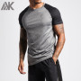Custom Logo T Shirt Men's Raglan Sleeve Slim Fit Athletic Fit T Shirts-Aktik