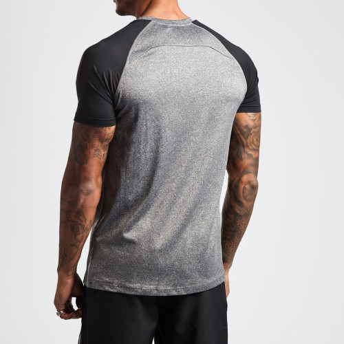 Maglietta con logo personalizzato Maglietta da uomo con manica raglan slim fit Athletic Fit T-Shirt