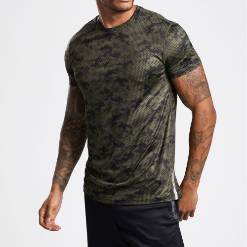 Großhandel Custom T Shirts Kurzarm Dry Fit Sport T-Shirt für Herren-Aktik