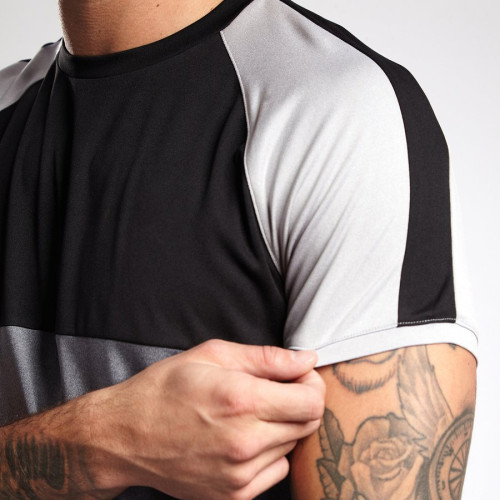Hochwertiges benutzerdefiniertes T-Shirt Druck Kurzarm Dri Fit T-Shirts für Herren-Aktik