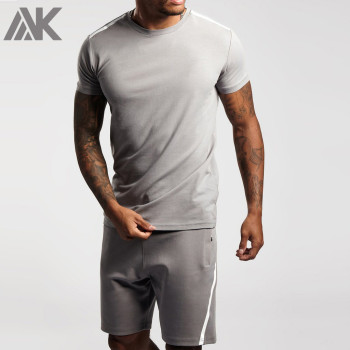 Customize Your Own T shirt Crew Neck Cotton Printed T Shirts for Men-Aktik