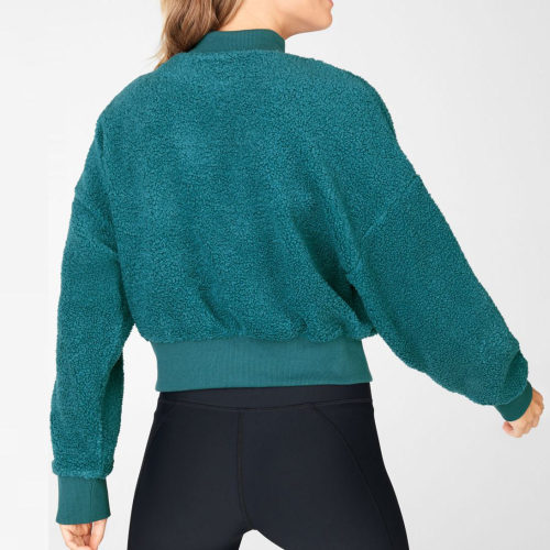 Best Custom High Neck Oversized Fleece Sweatshirt Damen-Aktik