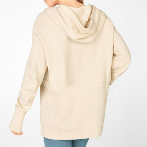 Passen Sie Ihren eigenen Hoodie Baumwollfleece Oversized Womens Zip Up Hoodies-Aktik