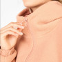 Sweat à capuche zippé en molleton pour femme surdimensionné personnalisé avec poches zippées-Aktik