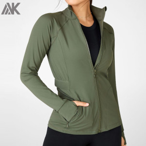 Private Label Wholesale Bulk Fitness Jackets Womens Athletic Works Jacket-Aktik