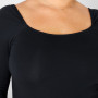Custom Cotton Square Neck Fitted Long Sleeve Plus Size Damen T-Shirts-Aktik