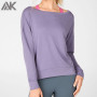 Personnalisez votre propre sweat-shirt oversize en coton à épaules dénudées pour femmes-Aktik