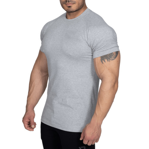 Magliette all'ingrosso Bulk Manica corta Raglan Magliette slim fit in cotone da uomo-Aktik