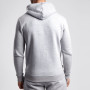 Wholesale Jackets and Hoodies Cotton Fleece Grey Mens Zip Up Hoodies-Aktik