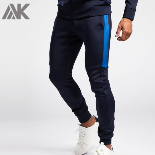 Private Label Custom Sweatpants Slim Fit Tracksuit Mens Jogger Work Pants-Aktik