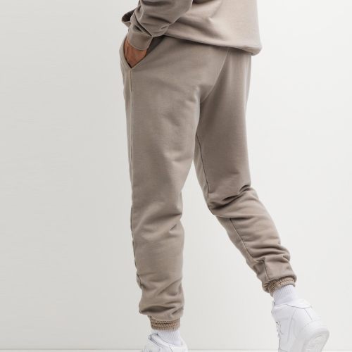 Private Label Wholesale Track Pants Mens Loose Fit Cotton Sweatpants-Aktik