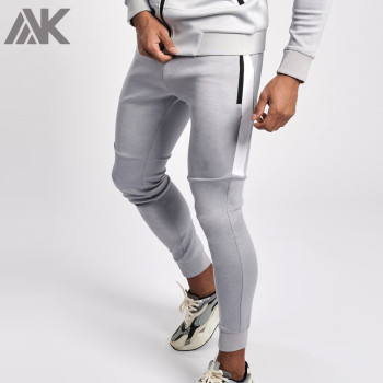 Custom High Waisted Jogger Pants Fitted Mens Tall Sweatpants with Pockets-Aktik