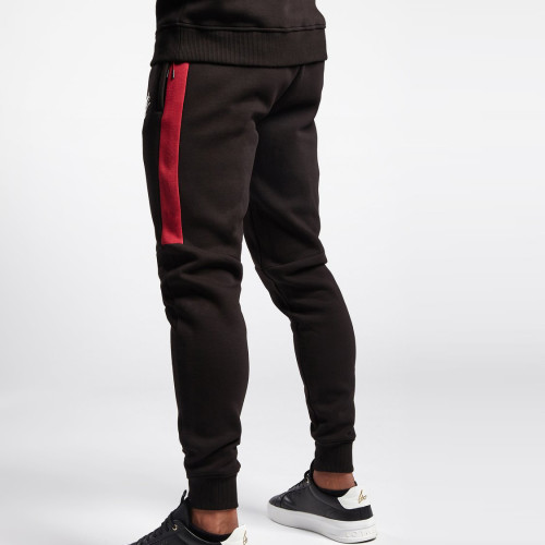 Custom Fitted High Waisted Mens Cotton Fleece Sweatpants with Zip Pockets-Aktik