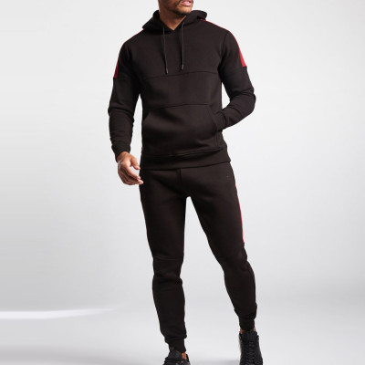 Custom Fitted High Waisted Mens Cotton Fleece Sweatpants with Zip Pockets-Aktik