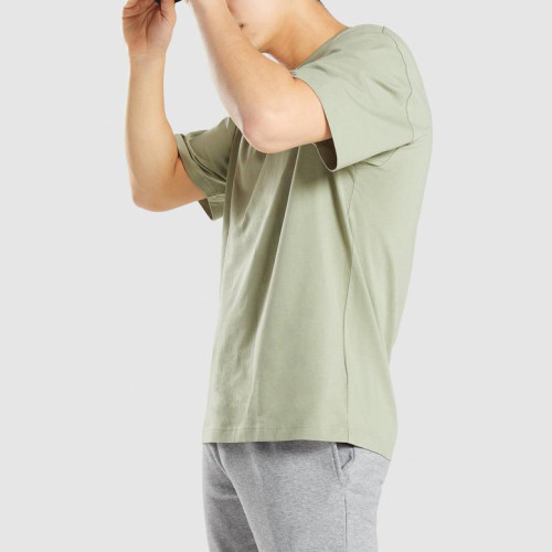 Custom Short Sleeve Crew Neck Cotton Cheap Oversized T Shirt Mens-Aktik