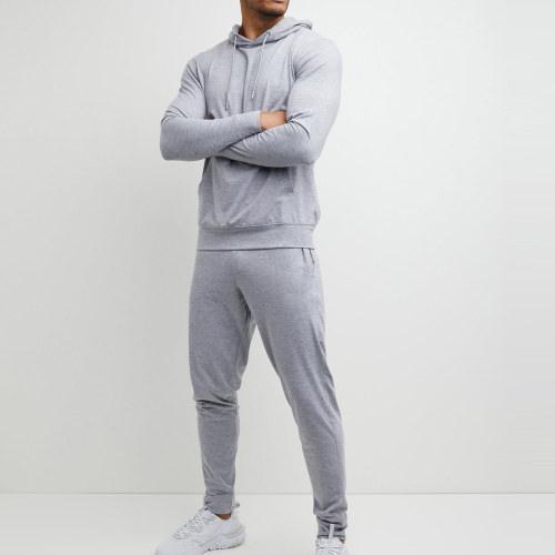 Custom Sweat Suits Cotton Fleece Men Sweatsuits Wholesale with Pockets-Aktik