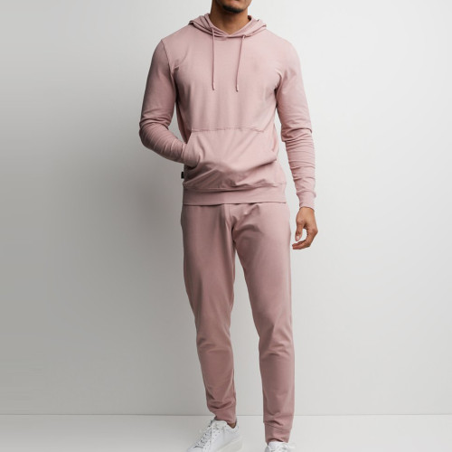 Custom Sweat Suits Cotton Fleece Men Sweatsuits Wholesale with Pockets-Aktik