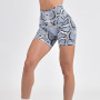Wholesale High Waisted Bike Shorts Butt Lifter Printed Gym Shorts Women-Aktik