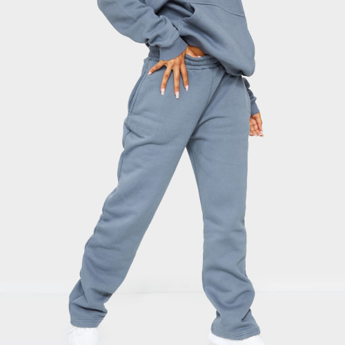 Custom Cotton Fleece Sweatsuits Oversized Matching Womens Tracksuits Set-Aktik