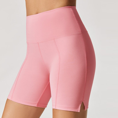 Custom High Waisted Women Bulk Biker Shorts Set Wholesale Workout Shorts-Aktik