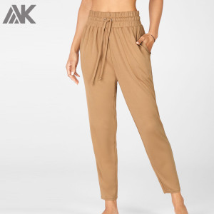 Custom Made Sweatpants Cotton Wholesale Womens Joggers Pants with Pockets-Aktik