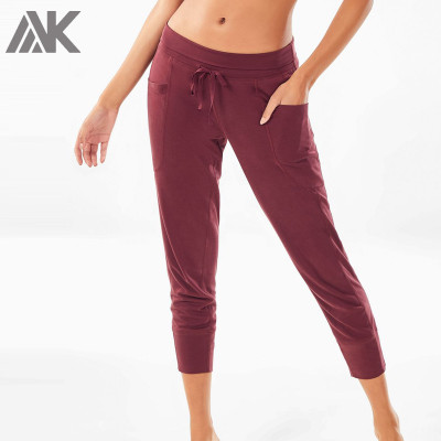 Customize Your Own Jogger Sweatpants Women Cotton Wholesale Jogger Pants-Aktik