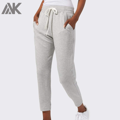 Custom Team Sweatpants Women Cotton Bodybuilding Jogger Pants with Pockets-Aktik