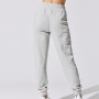 Custom Women Track Bodybuilding Pants Cotton Stacked Sweatpants Wholesale-Aktik