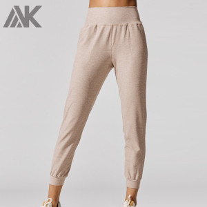 Private Label Custom Printed Sweatpants Women Wholesale Tracksuit Pants-Aktik