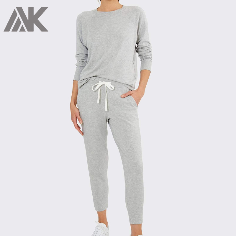 Custom Women Cotton High Quality Tracksuits Wholesale Sweat Suits