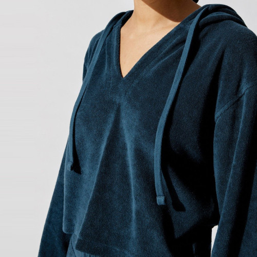Custom Sweat Suits Cotton Pullover Women Velour Tracksuit Wholesale-Aktik