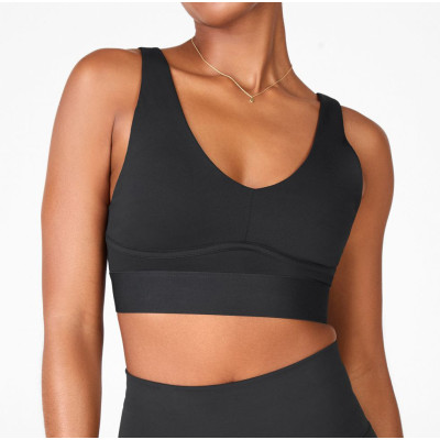 Custom Adjustable Medium Support Padded Push Up Sports Bra Wholesale-Aktik