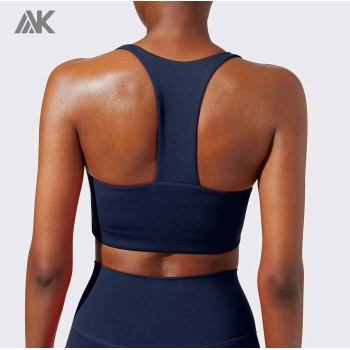 Custom Low Support Removable Padded Comfortable Teen Sports Bra Set-Aktik