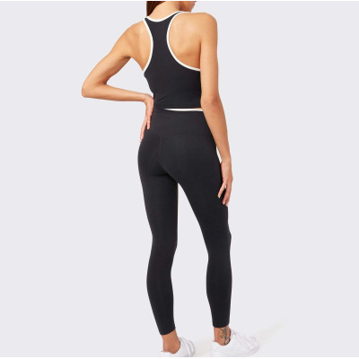 Custom Women Racerback Cotton Spandex Fitted Wholesale Crop Tank Tops-Aktik