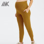 Custom Maternity Sweatpants Full Panel with Pockets Cotton Jogger Pants-Aktik