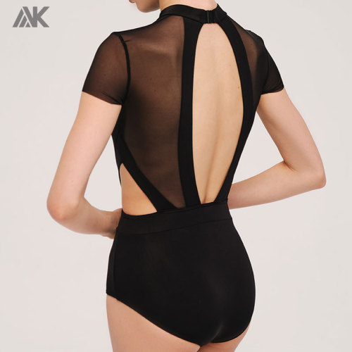 Custom Color Blocking And The Side Cut Outs Leotards Dance Outfits For Women-Aktik