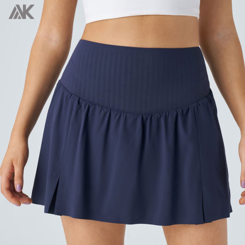 Custom High Waist Cool Feeling Sports Tennis Skirts For Women-Aktik