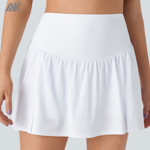 Custom High Waist Cool Feeling Sports Tennis Skirts For Women-Aktik