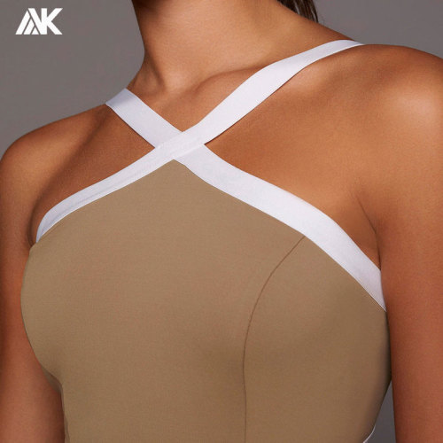 Custom Sweat Wicking Cut-out Back Women's Black Tennis Dress -Aktik