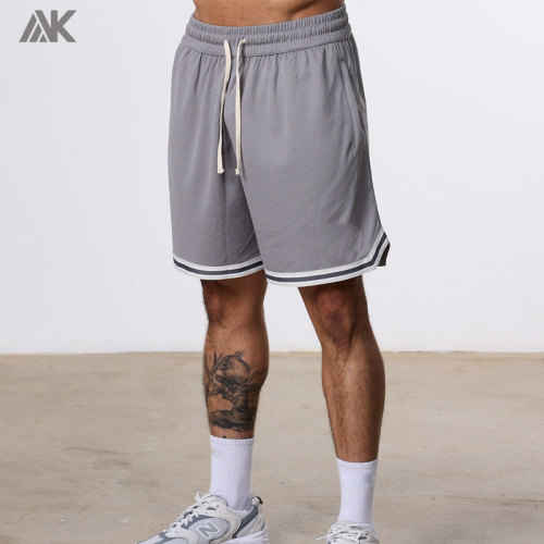 Custom  Basketball Fitness Sports Mesh Men's Shorts Add Logo-Aktik