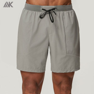 Custom Breathable Quick-drying Men's Sports Tennis Shorts With Mesh Waistband-Aktik