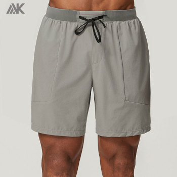Custom Breathable Quick-drying Men's Sports Tennis Shorts With Mesh Waistband-Aktik
