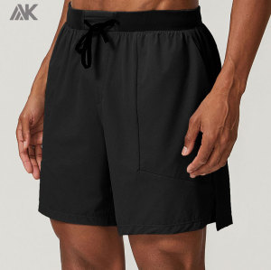 Custom Breathable Quick-drying Men's Sports Tennis Shorts With Mesh Waistband-Aktik