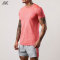 Custom  Space Dye Panel Men's Woven Slim Fit  Shorts With Zip Pockets